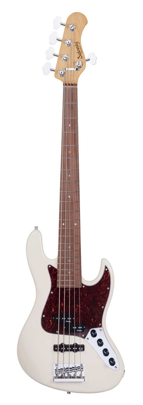 SADOWSKY GUITARS METROEXPRESS, HYBRID PJ 5 - OLYMPIC WHITE,ROSEWOOD