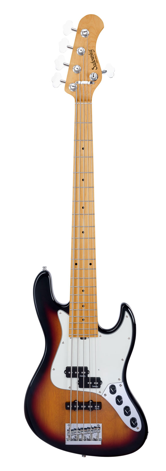 SADOWSKY GUITARS Metroexpress, 21 Hybrid Pj 5 String - Tobacco Burst,Maple