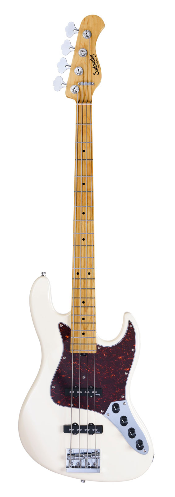 SADOWSKY GUITARS Metroexpress, 21 Standard Jj 4 String - Olympic White,Maple