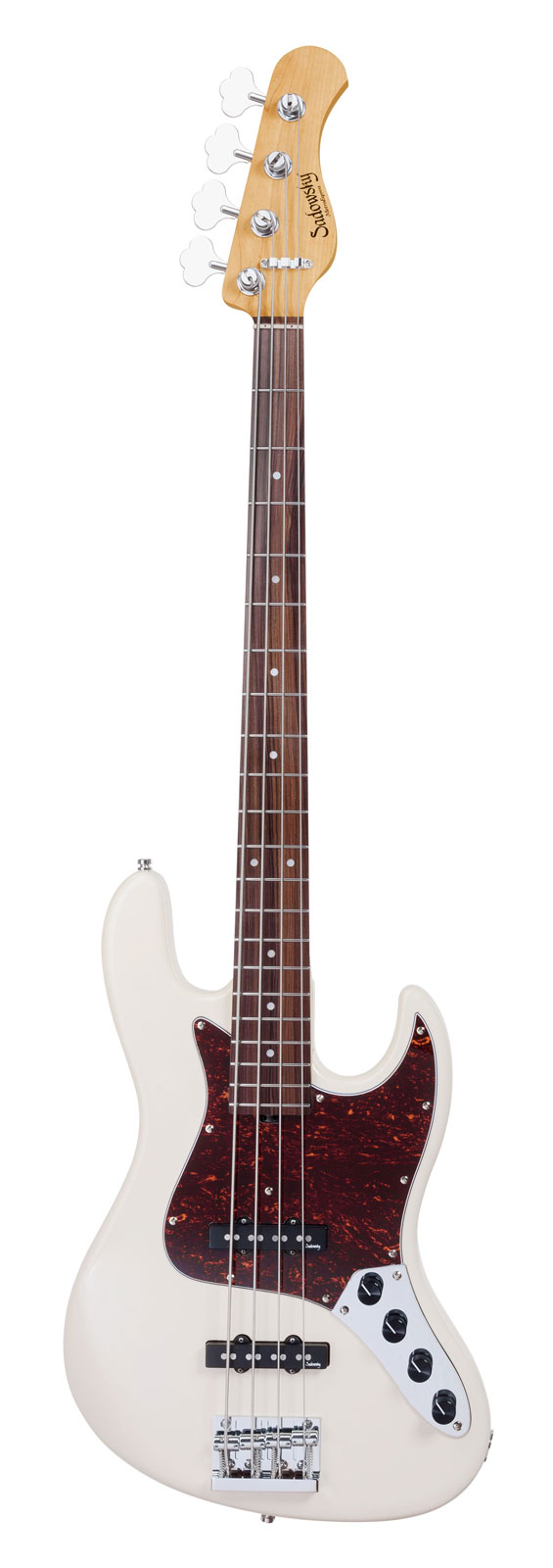 SADOWSKY GUITARS Metroexpress, 21 Standard Jj 4 String - Olympic White,Rosewood