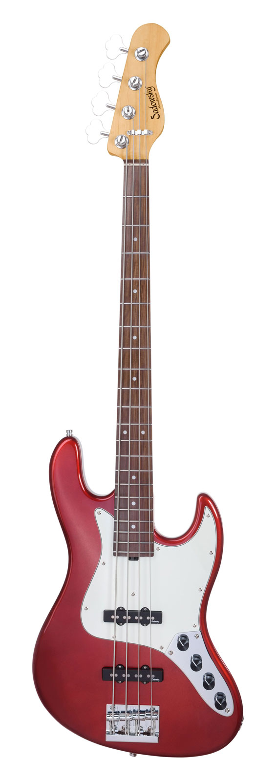 SADOWSKY GUITARS METROEXPRESS, 21 STANDARD JJ 4 STRING - CANDY APPLE RD,ROSEWOOD