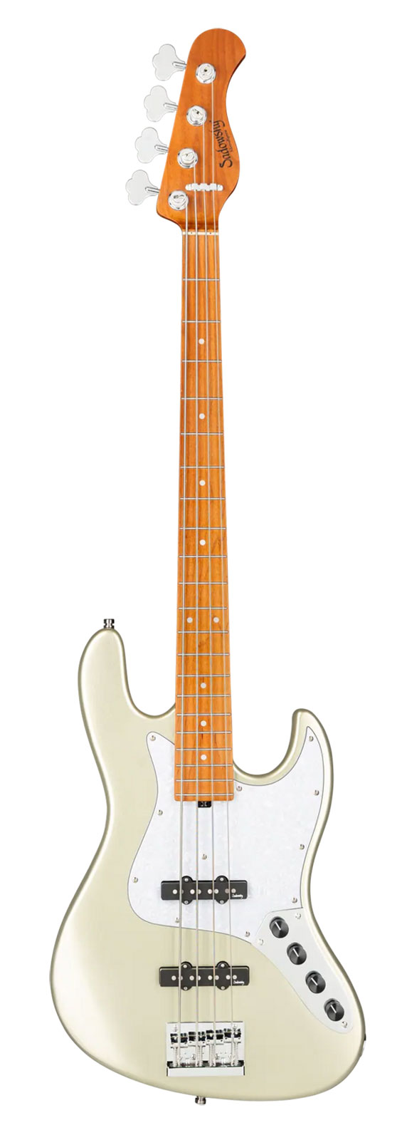 SADOWSKY GUITARS Standard Jj Metroexpress Champagne Metallic Mn