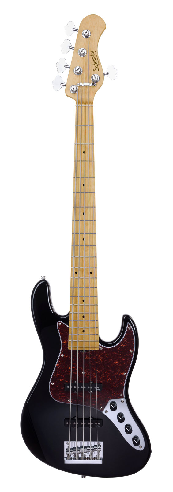 SADOWSKY GUITARS Metroexpress, 21 Standard Jj 5 String - Black Pearl,Maple
