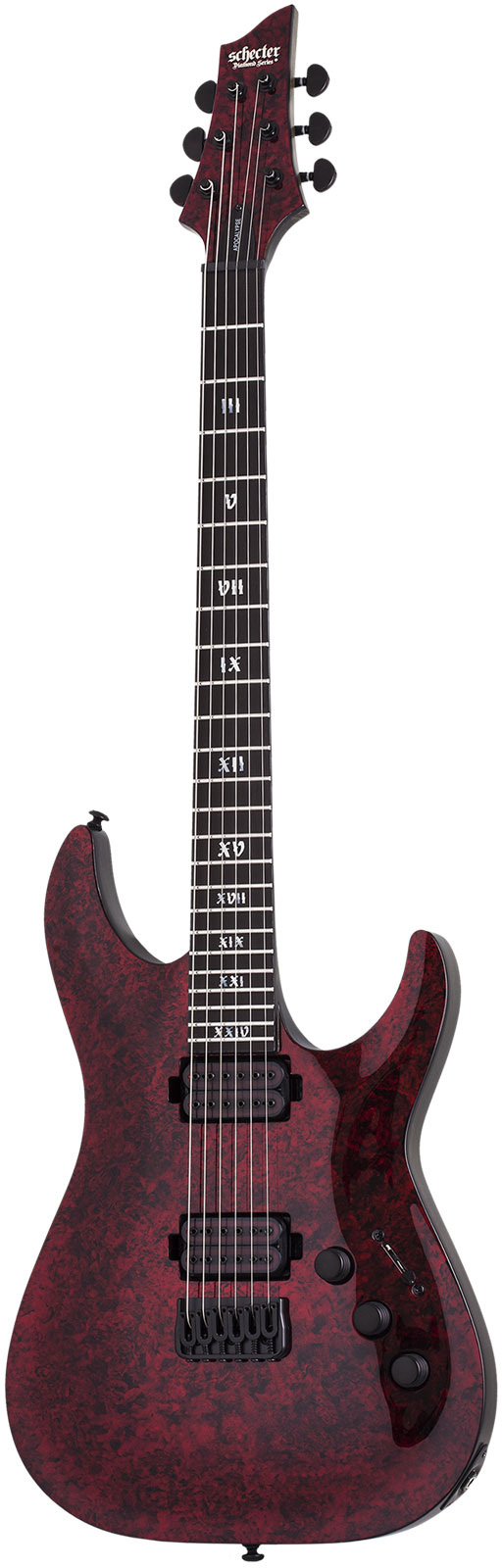 SCHECTER C-1 Apocalypse Red Reign