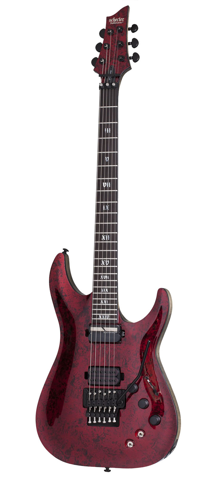 SCHECTER C-1 Apocalypse Fr Sustainiac Red Reign