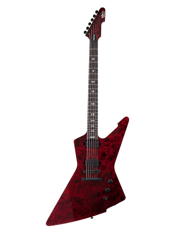 SCHECTER E-1 APOCALYPSE RED REIGN