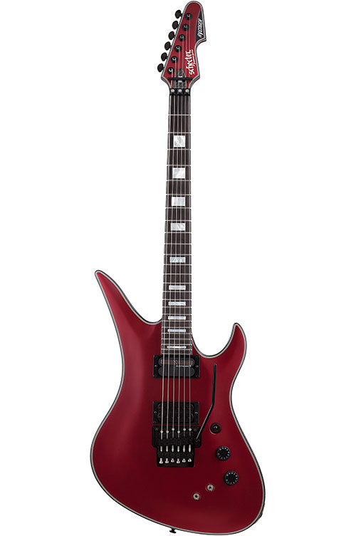 SCHECTER Avenger Floyd Rose, Sustainiac Pickup - Satin Candy Apple Red