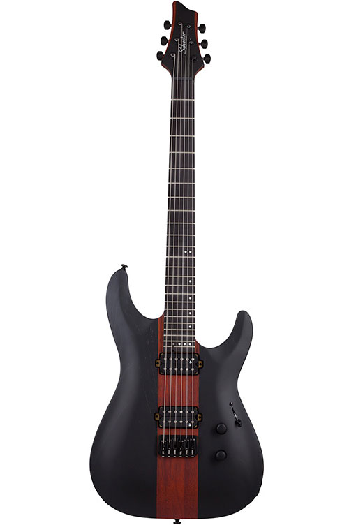 SCHECTER C-1 ROB SCALLON SIGNATURE SATIN DARK ROAST