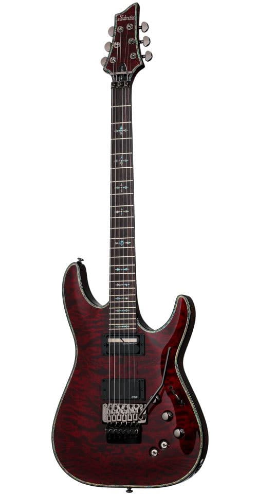 SCHECTER C-1 HELLRAISER FR SUSTAINIAC BLACK CHERRY