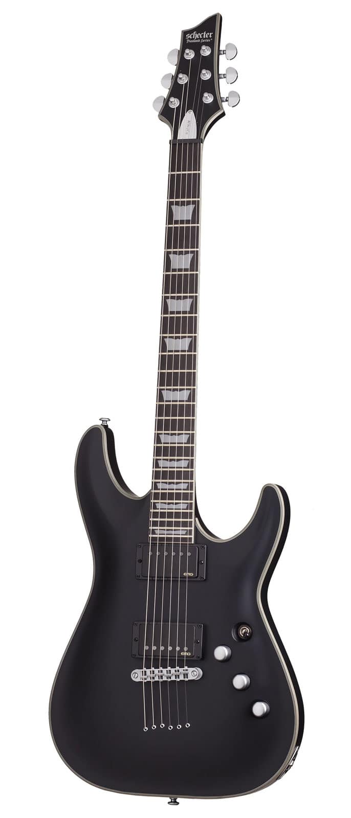 SCHECTER C-1 PLATINUM SATIN BLACK