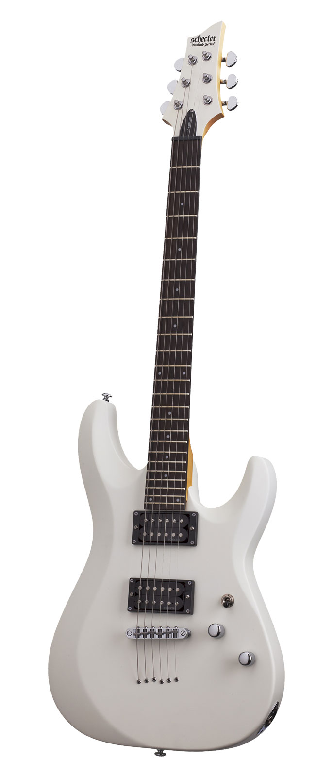 Schecter C-6 Deluxe Satin White
