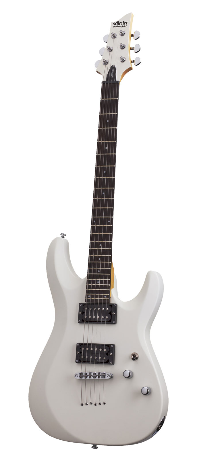 SCHECTER C-6 DELUXE SATIN WHITE