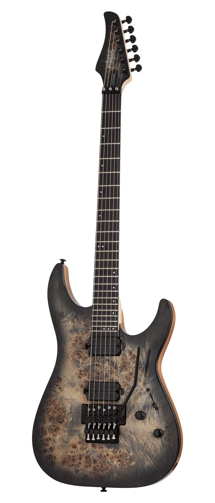 SCHECTER C-6 Pro Fr Charcoal Burst