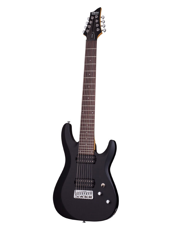 SCHECTER C-8 Deluxe Satin Black
