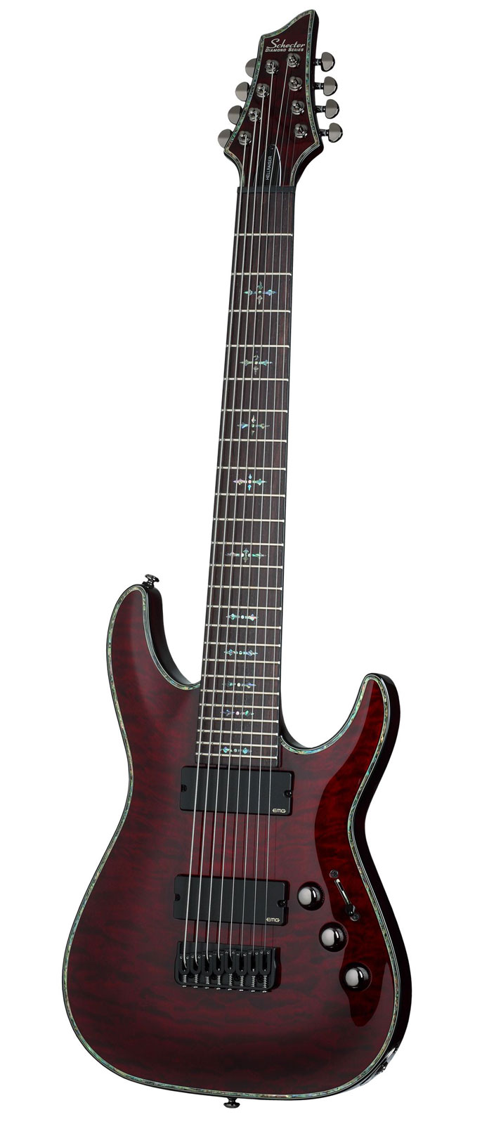 SCHECTER C-8 Hellraiser Black Cherry - Refurbished