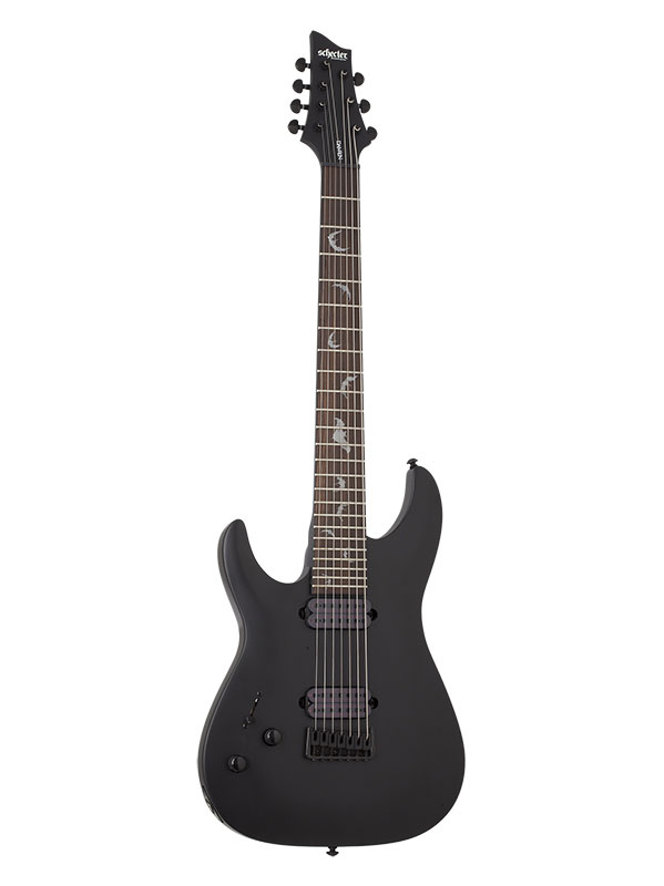 SCHECTER Damien 7 Lh Satin Black