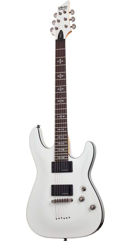 SCHECTER Demon 6 Vintage White