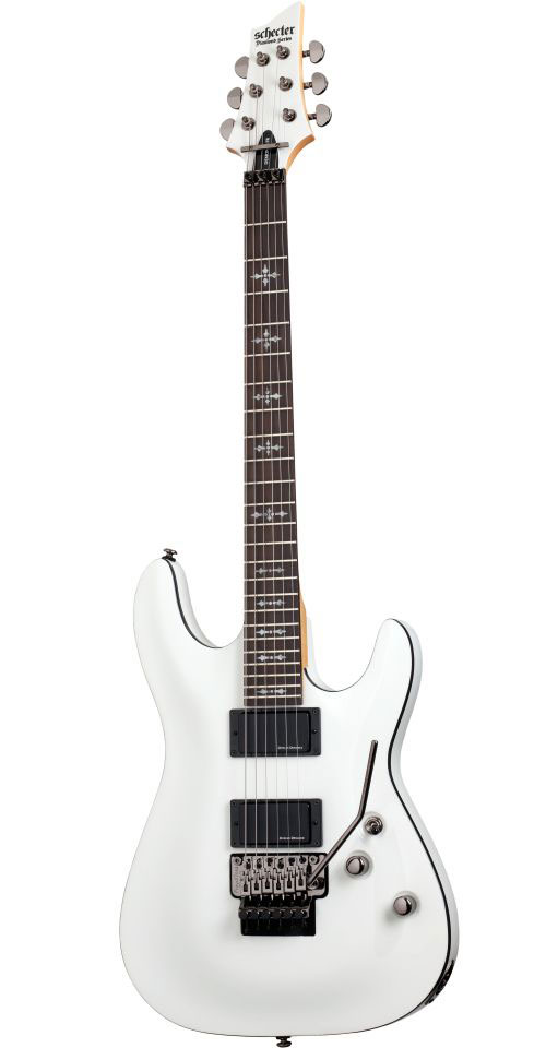 SCHECTER Demon 6 Fr Vintage White