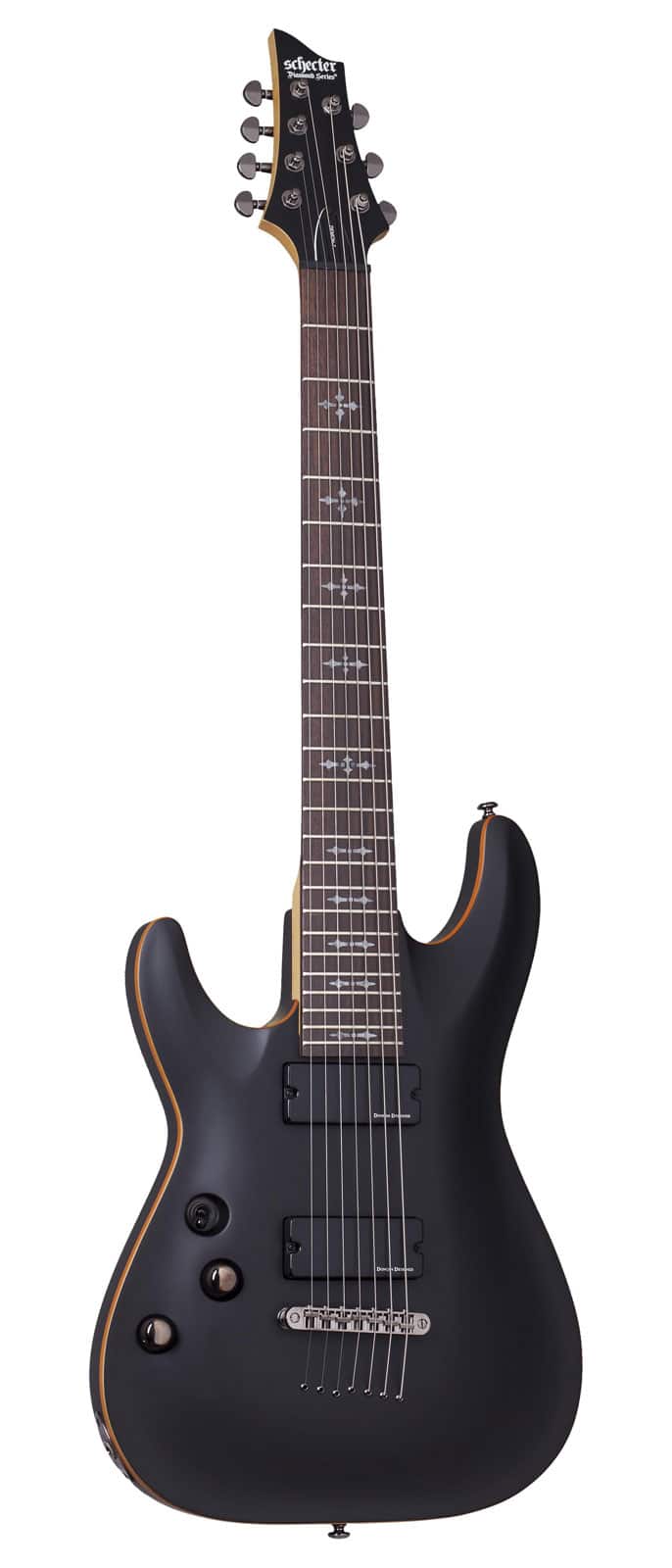 SCHECTER DEMON 7 LH SATIN BLACK