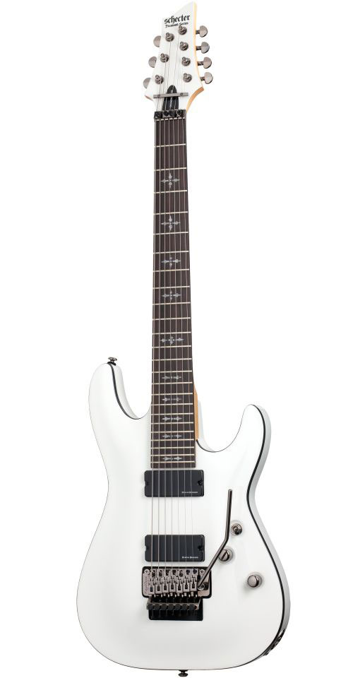 SCHECTER Demon 7 Fr Vintage White