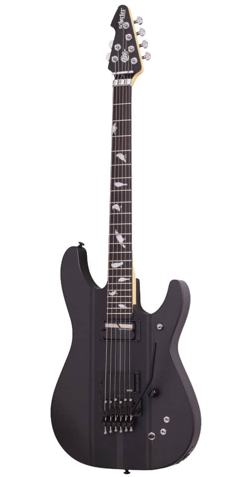 SCHECTER DJ ASHBA SIGNATURE SATIN CARBON GREY