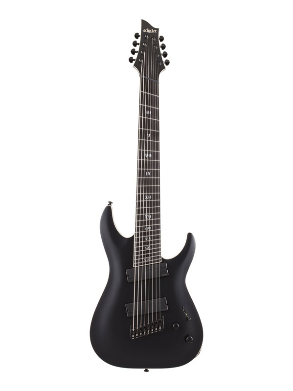 SCHECTER c-8 ms sls evil twin satin black