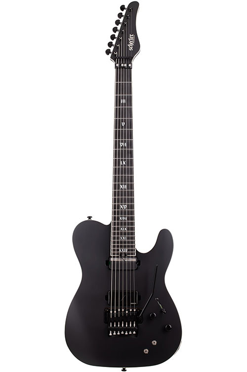 SCHECTER Pt-7 Sls Elite Evil Twin FR S Satin Black