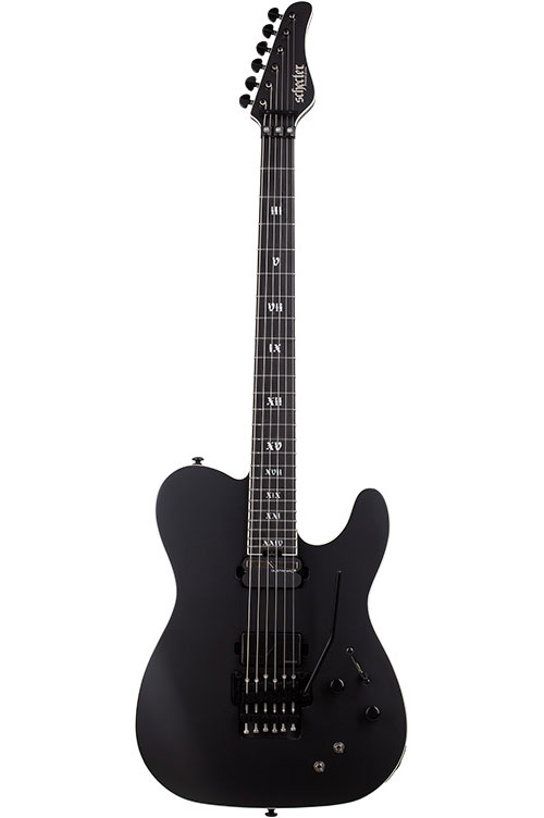 SCHECTER Pt Sls Elite Evil Twin FR S Satin Black