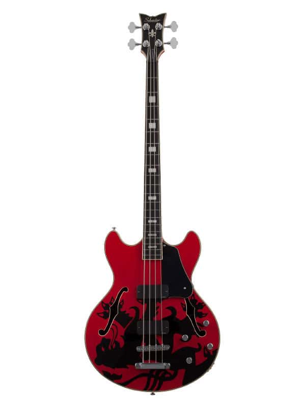 SCHECTER CORSAIR SIMON GALLUP SIGNATURE RED