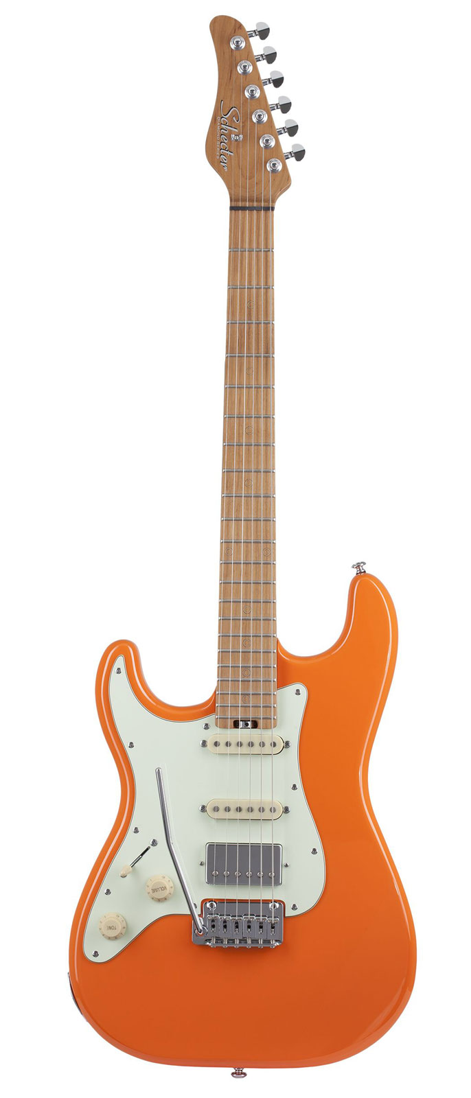 SCHECTER Hss Lh Nick Johnston Signature Atomic Orange