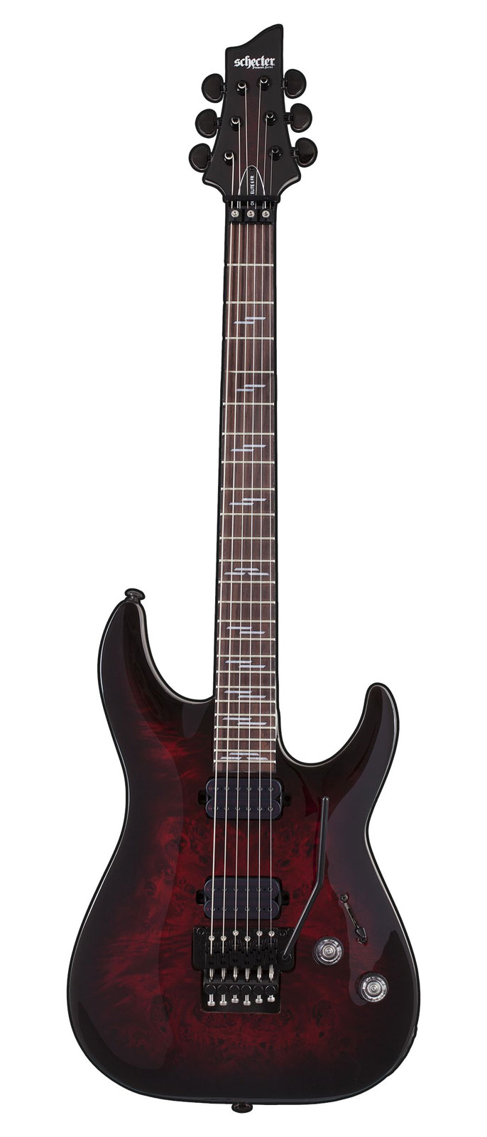 SCHECTER OMEN 6 ELITE FR BLACK CHERRY BURST