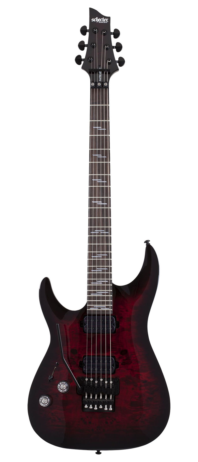 SCHECTER OMENELITE-6FRL-BCHB OMEN ELITE 6 FLOYD ROSE GAUCHER BLACK CHERRY BURST- RECONDITIONNE