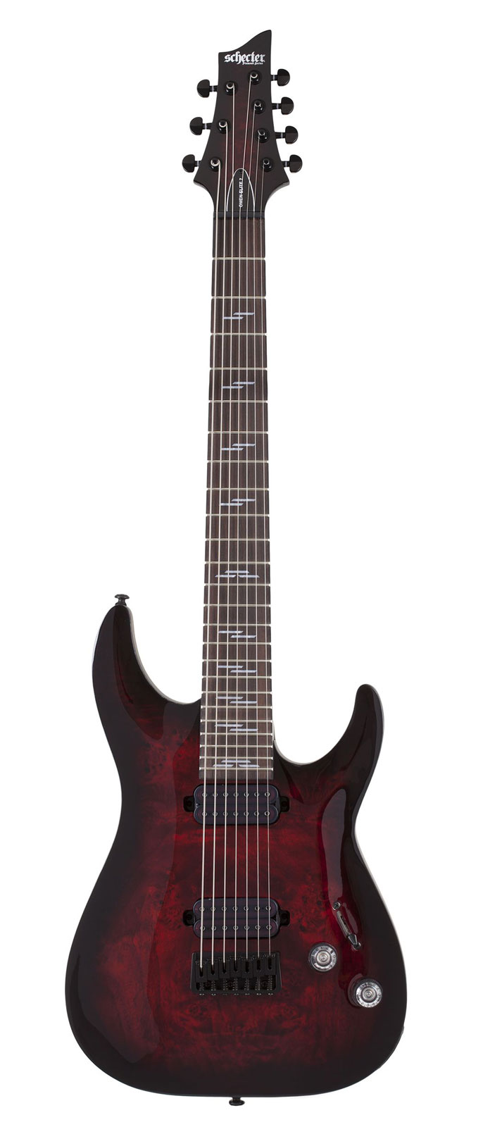 SCHECTER Omen 7 Elite Black Cherry Burst