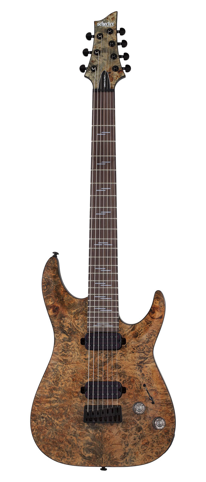 SCHECTER OMEN 7 ELITE CHARCOAL METAL