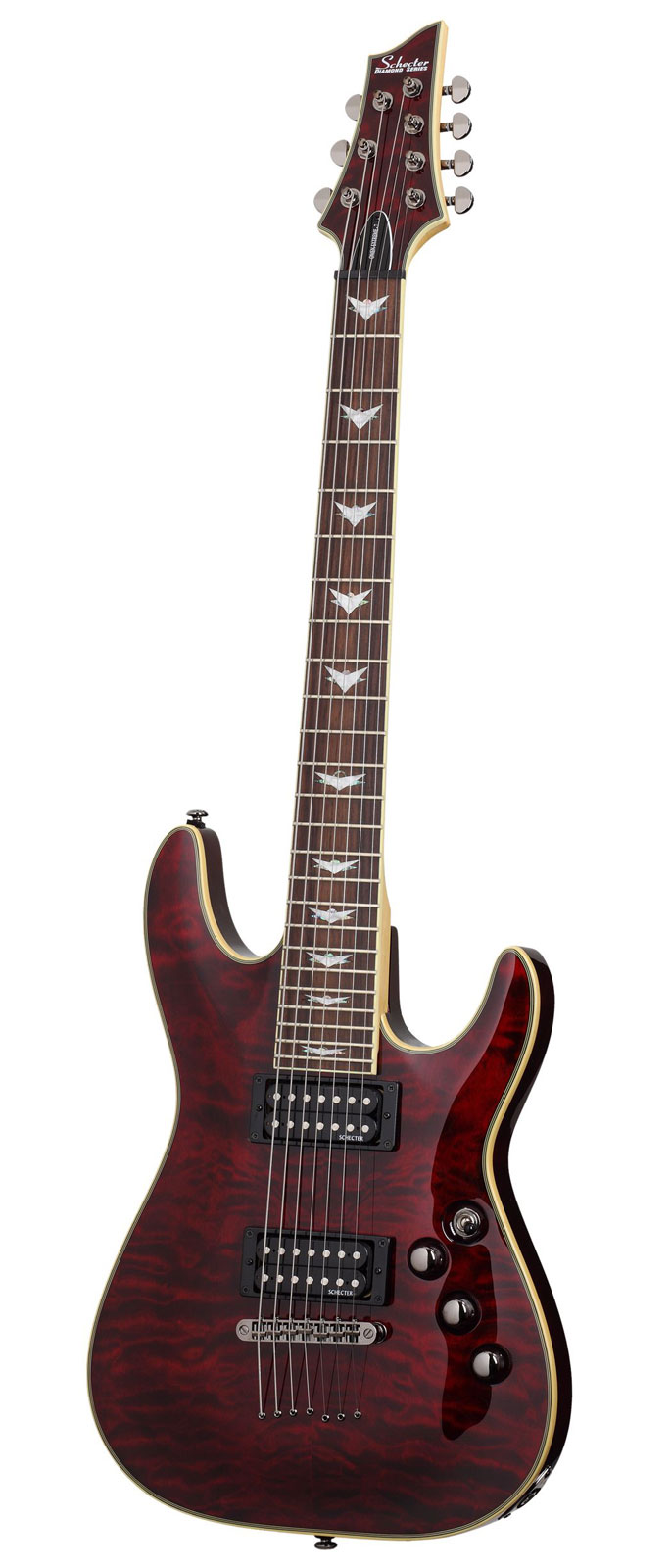 SCHECTER OMEN 7 EXTREME BLACK CHERRY