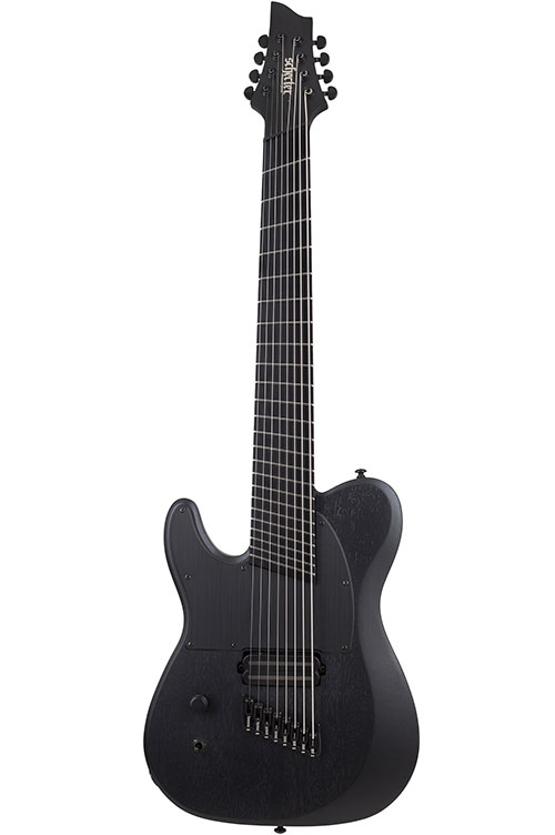 SCHECTER Pt-8 Black Multi-Scale Ops Lh Satin Black Open Pore