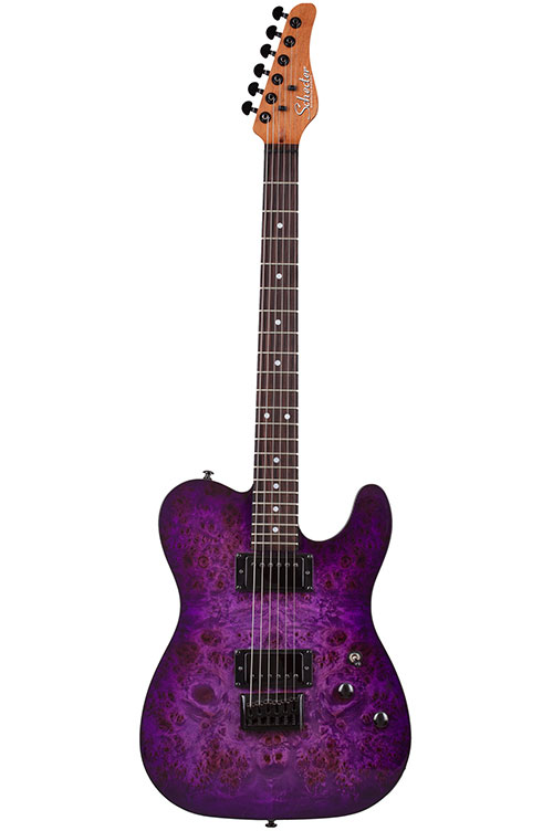 SCHECTER Pt Standard Purple Burst Burl