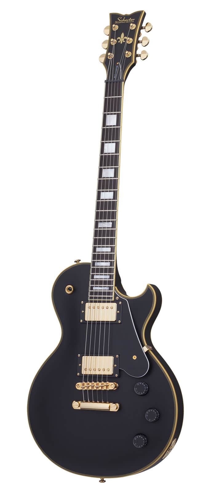 SCHECTER SOLO-II CUSTOM AGED BLACK SATIN