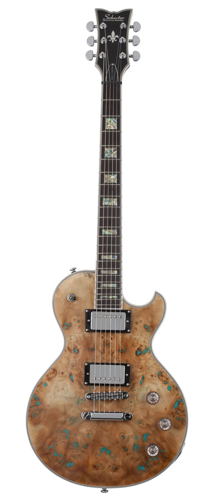 SCHECTER SOLO-II CUSTOM BURL NATURAL