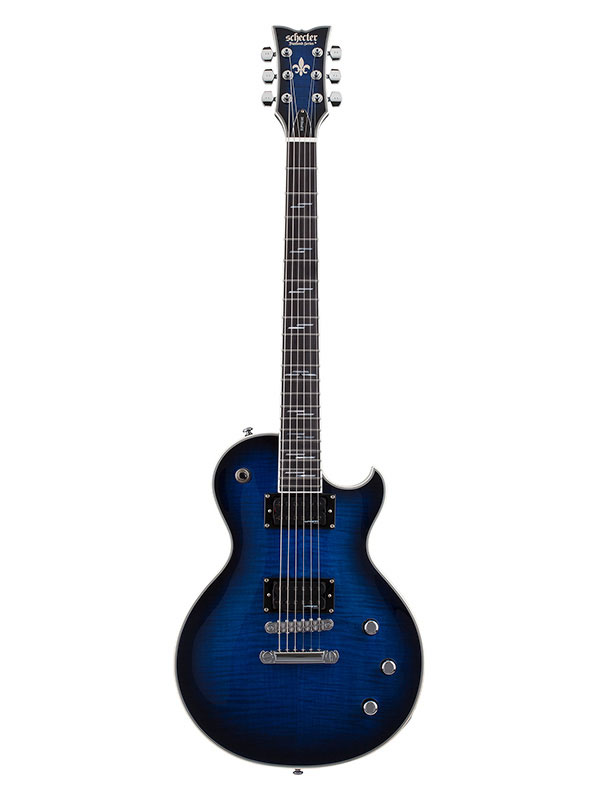 SCHECTER Solo-Ii Supreme See Thru Blue Burst