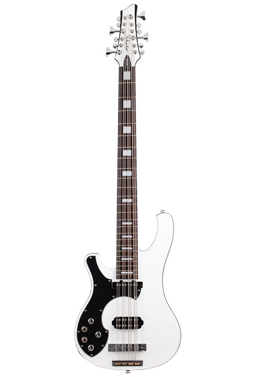 SCHECTER Stargazer-12 Bass LH Gloss White