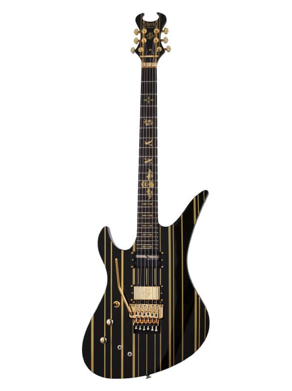 SCHECTER CUSTOM FR SUSTAINIAC LH SYNYSTER GATE SIGNATURE BLACK GOLD