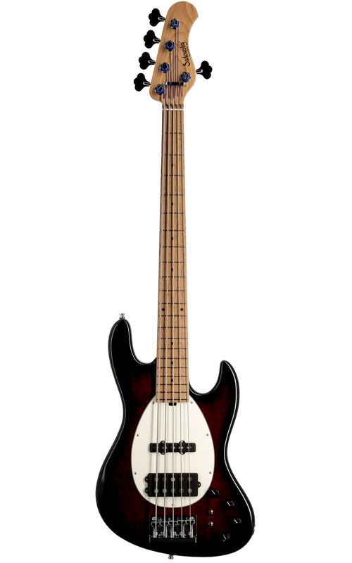 SADOWSKY GUITARS Masterbuilt Vintage Mj Bass 5 Ash Burgundy Burst Trans.