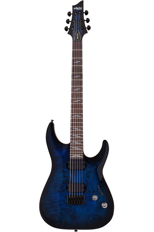 SCHECTER Omen Elite 6 See Thru Blue Burst