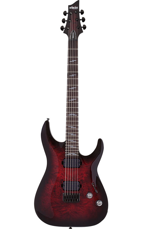 SCHECTER Omen Elite 6 Black Cherry Burst
