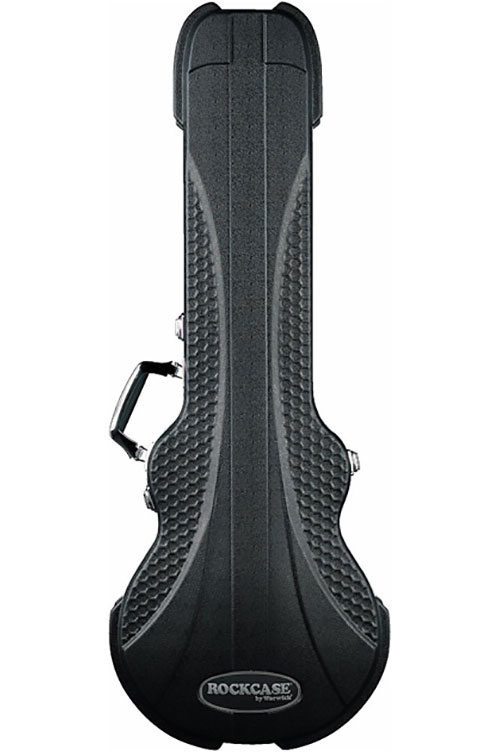 ROCKGEAR B-Stock / Etui Premium Abs Incurvé Pour Basse Électrique Hollow Body Noir
