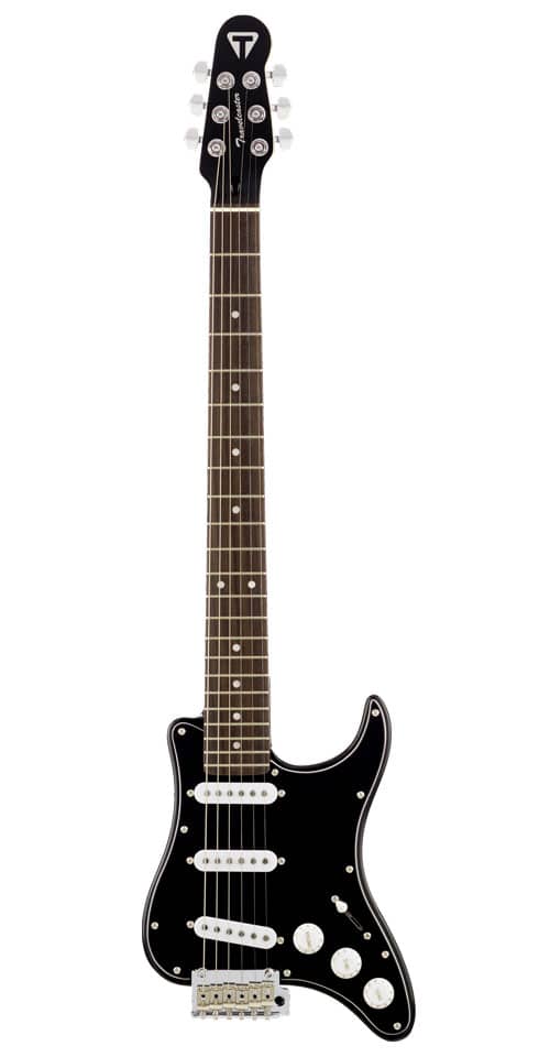 TRAVELER GUITAR GUITARE DE VOYAGE TYPE STRATOCASTER - BLACK