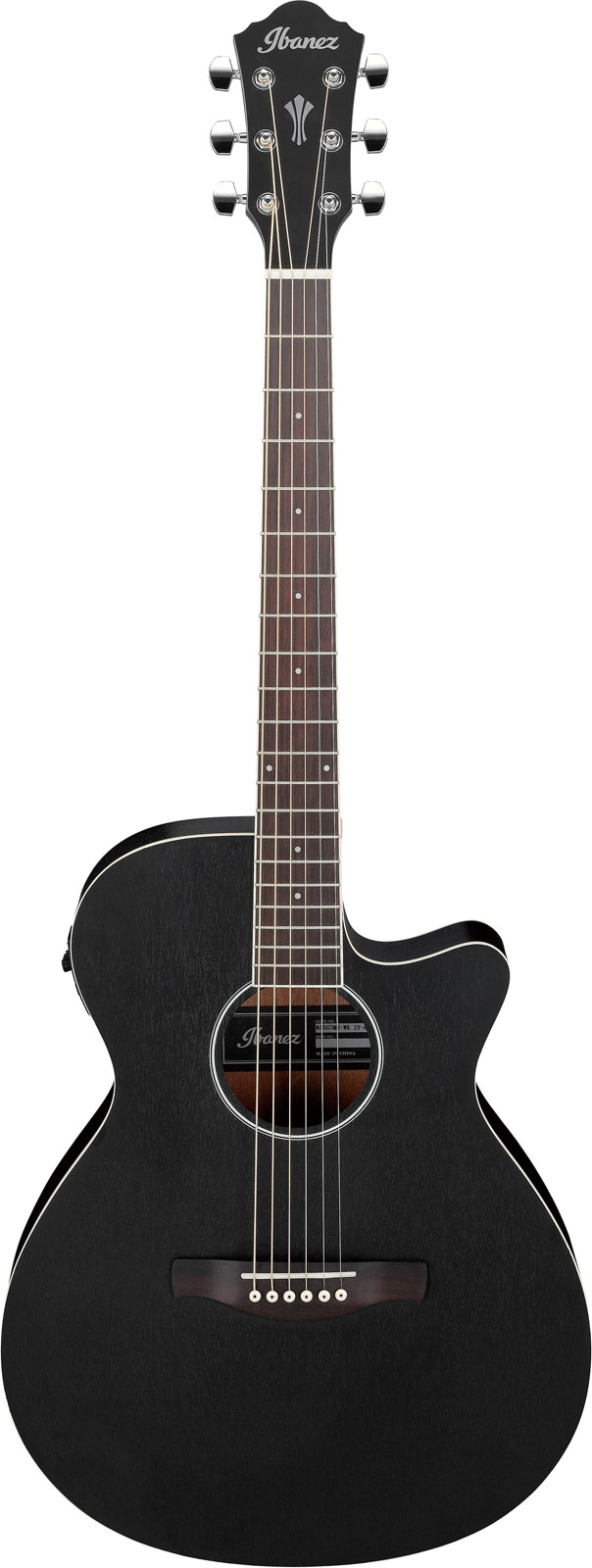 IBANEZ AEG7MH-WK Weatherd Black