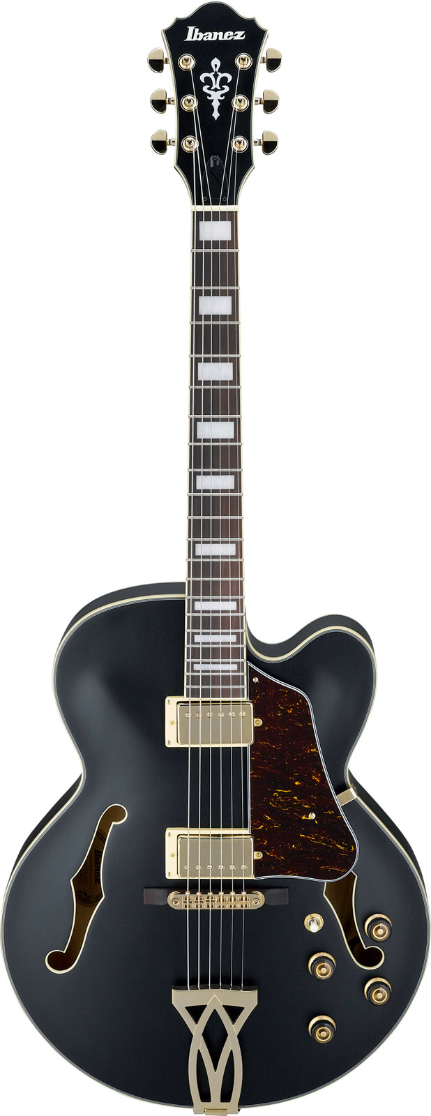 IBANEZ AF75G-BKF Black Flat Af Artcore