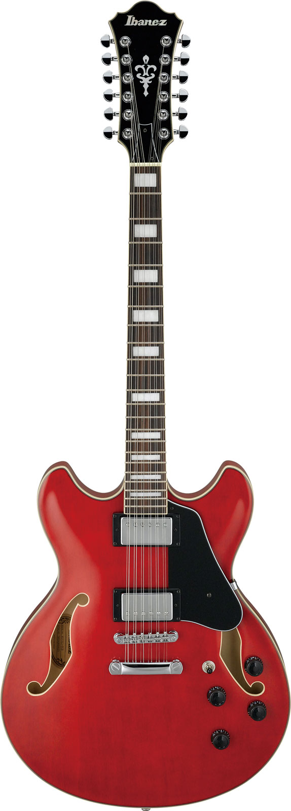 IBANEZ As7312-Tcd Transparent Cherry Red Artcore